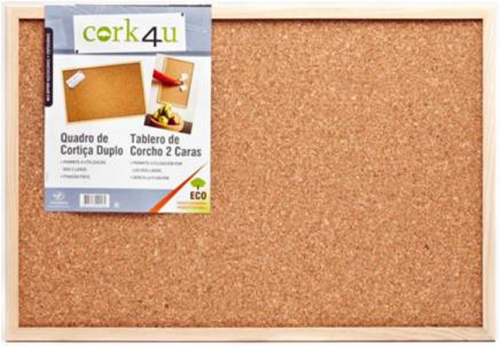 Quadro Cortiça Duplo Liso 30 x 40cm Amorim - Main Image