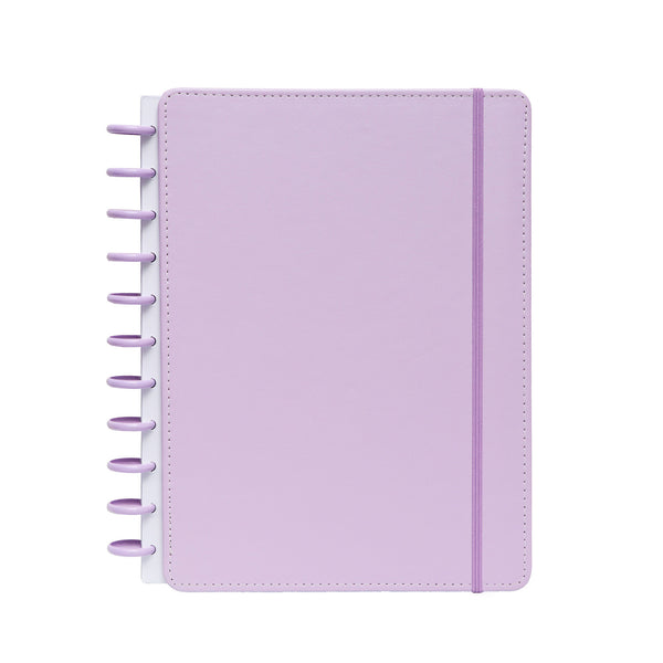 Caderno Smart A4 Pautado 80 folhas Elástico/Suporte Esferógrafica Lilás