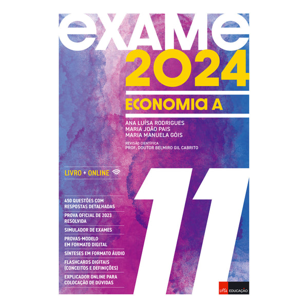 Exame 2024 Economia A 11.º Ano de Ana Luísa Rodrigues, Maria João Pais e Maria Manuela Góis