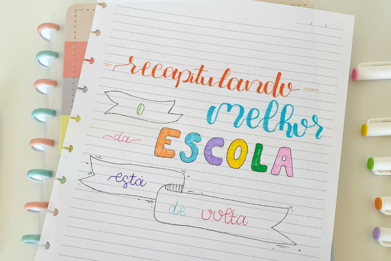 Como usar os materiais de escrita nas aulas