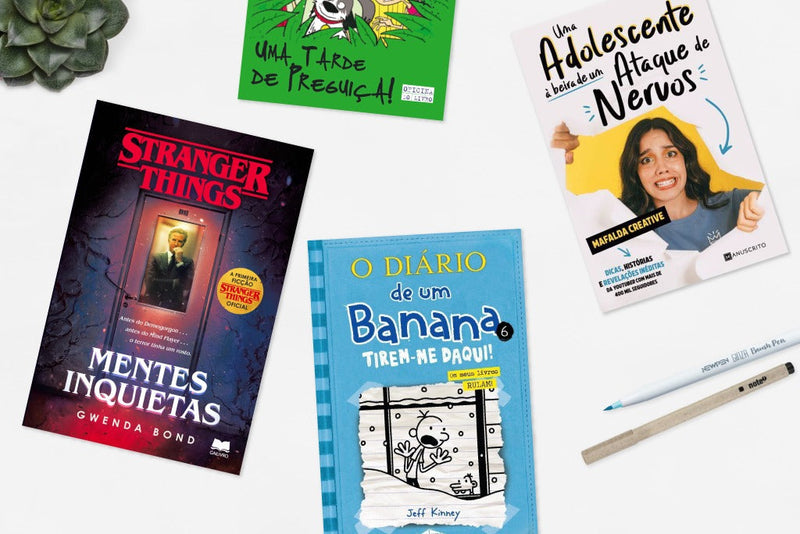 Desconecta-te nas férias: top autores livraria juvenil