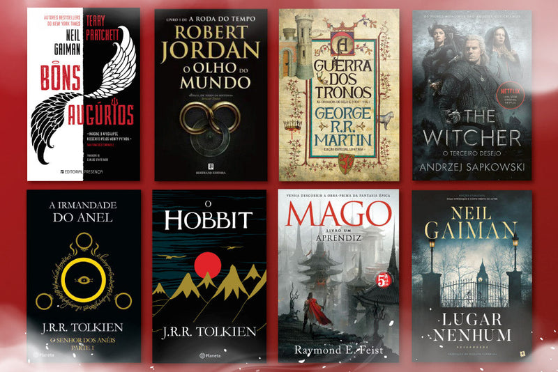 10 livros de fantasia que não podem faltar na tua mesa de cabeceira!