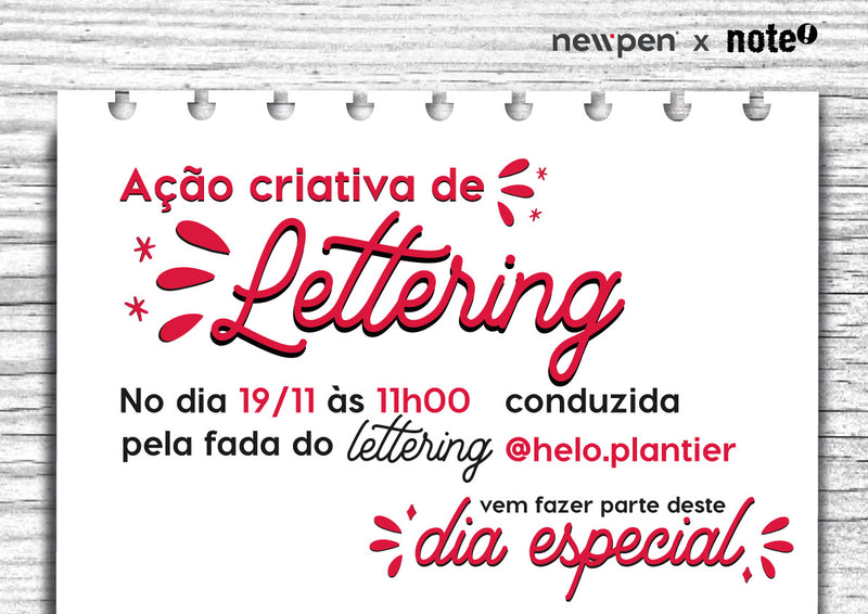 Workshop de Lettering - 19 de novembro