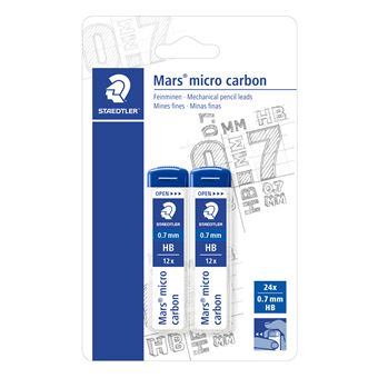 Tubo Minas Mars Micro 0,7mm 2 Unidades Staedtler