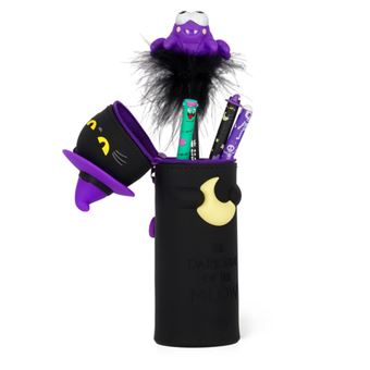 Estojo em Silicone Legami 2 em 1 Kawaii Halloween - Gato Preto