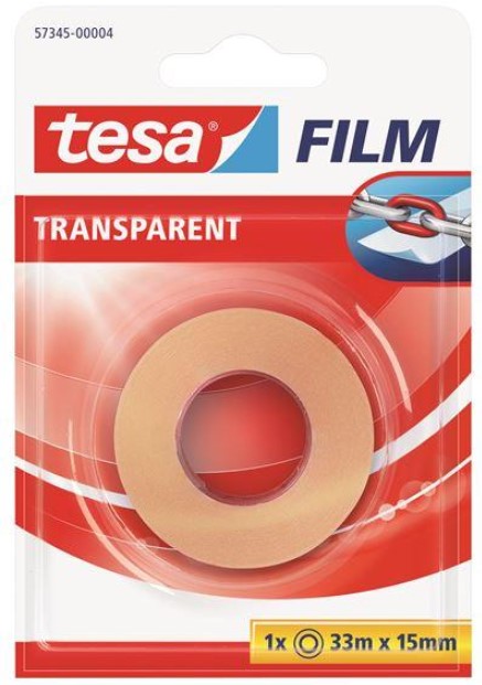 Fita Cola Transparente 33m x 15mm