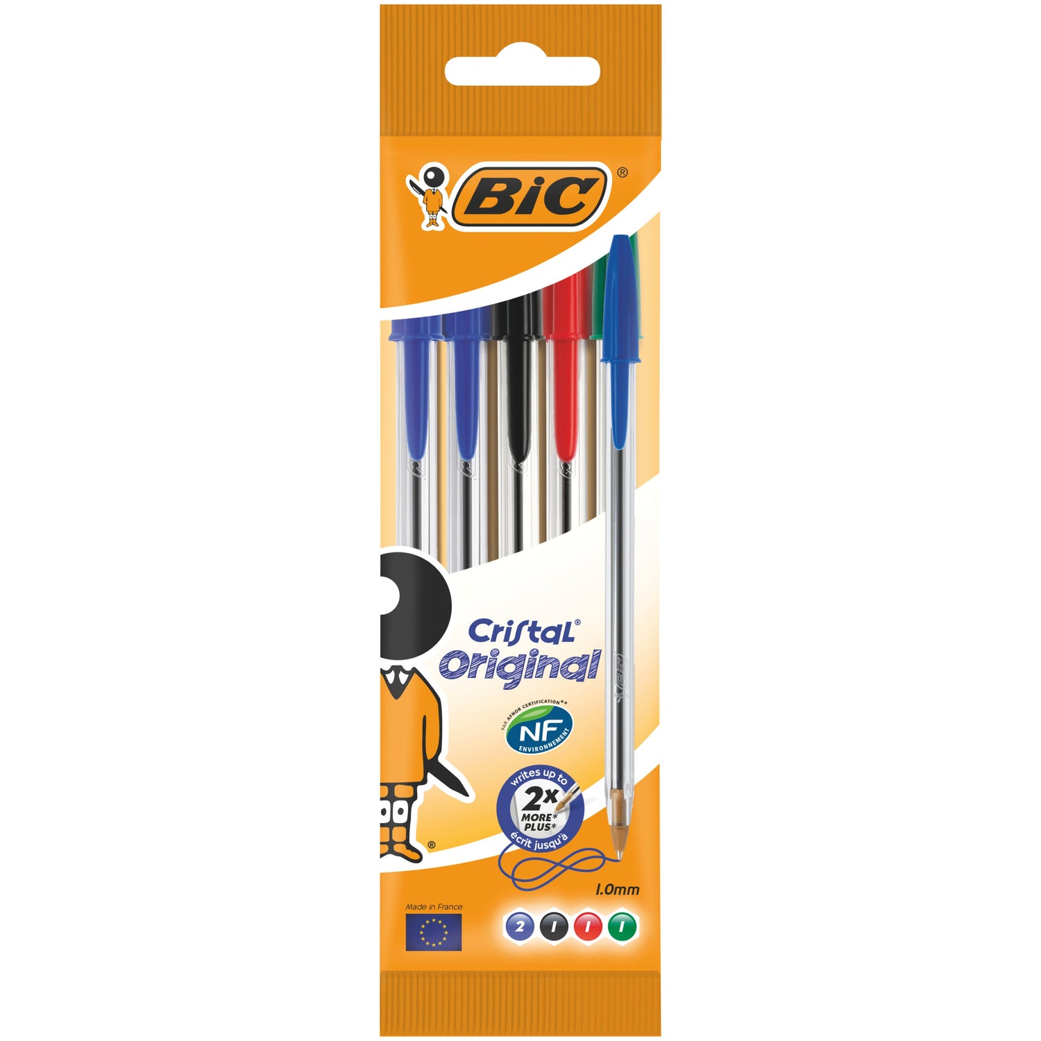 Esferográfica Cristal Original 4 Cores Bic