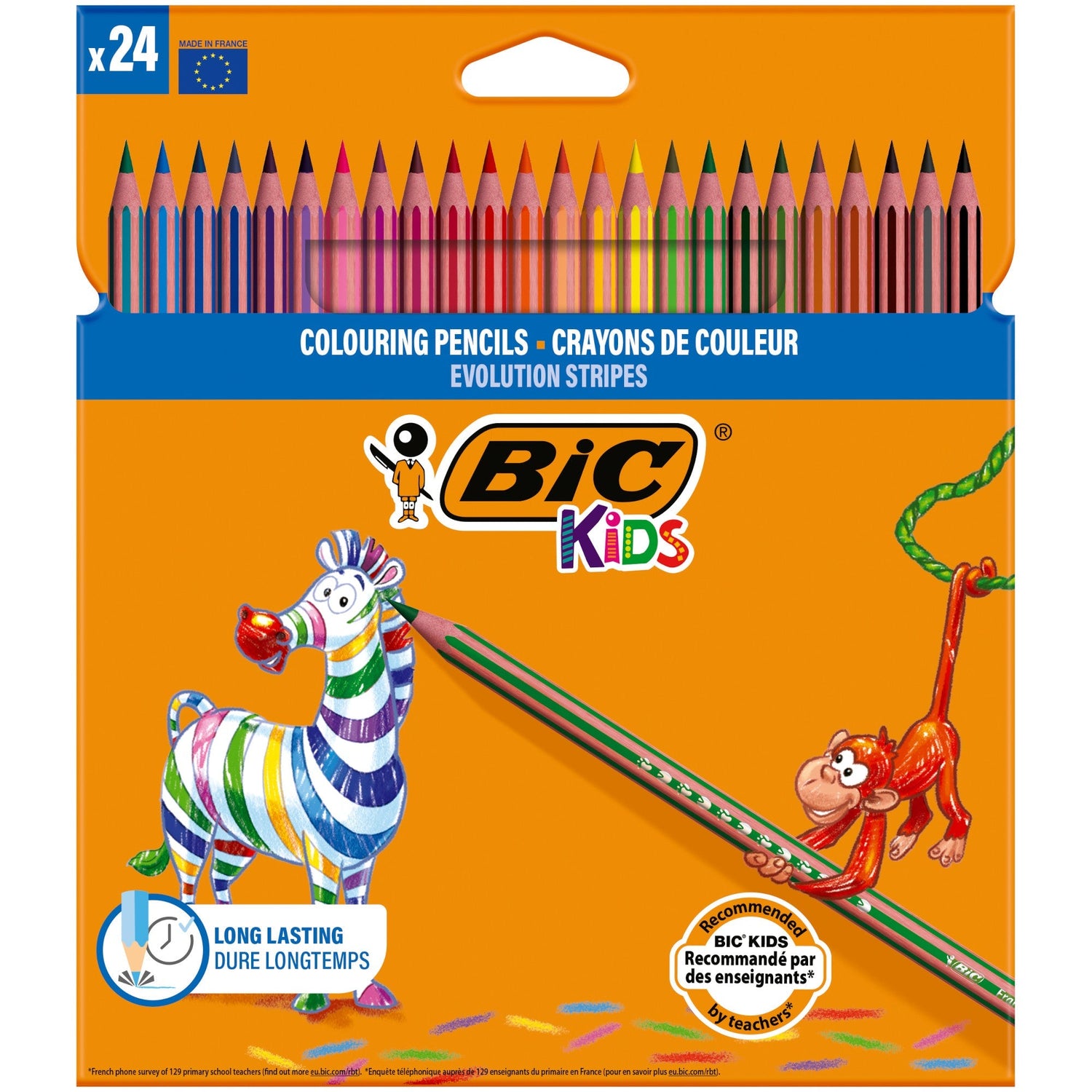 Lápis de Cor Kids Tropicolor Bic