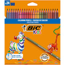 Lápis Cor Evolution Stripes 24 unidades Bic Kid