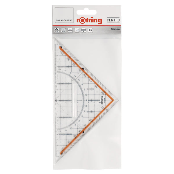 Esquadro Geométrico com Pega 23cm Rotring