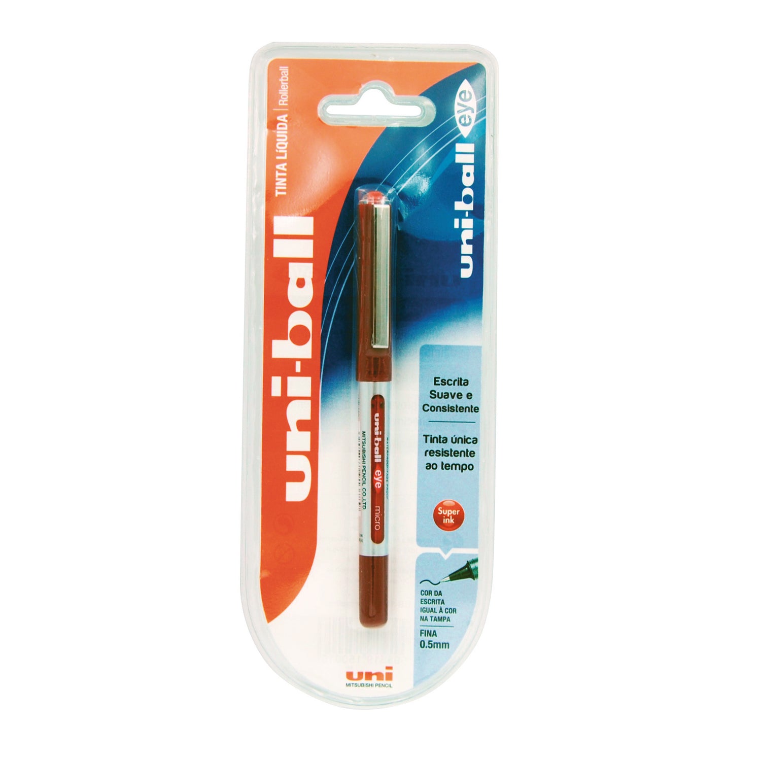 Esferográfica Uni Eye Micro Ub-150 Vermelho