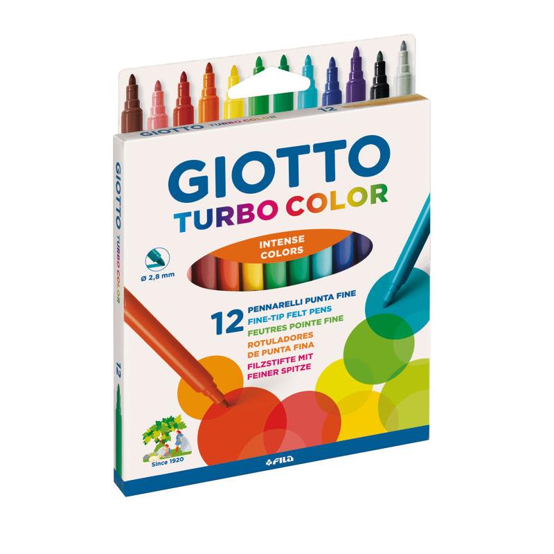 Marcadores de Colorir Finos Turbo Color Giotto