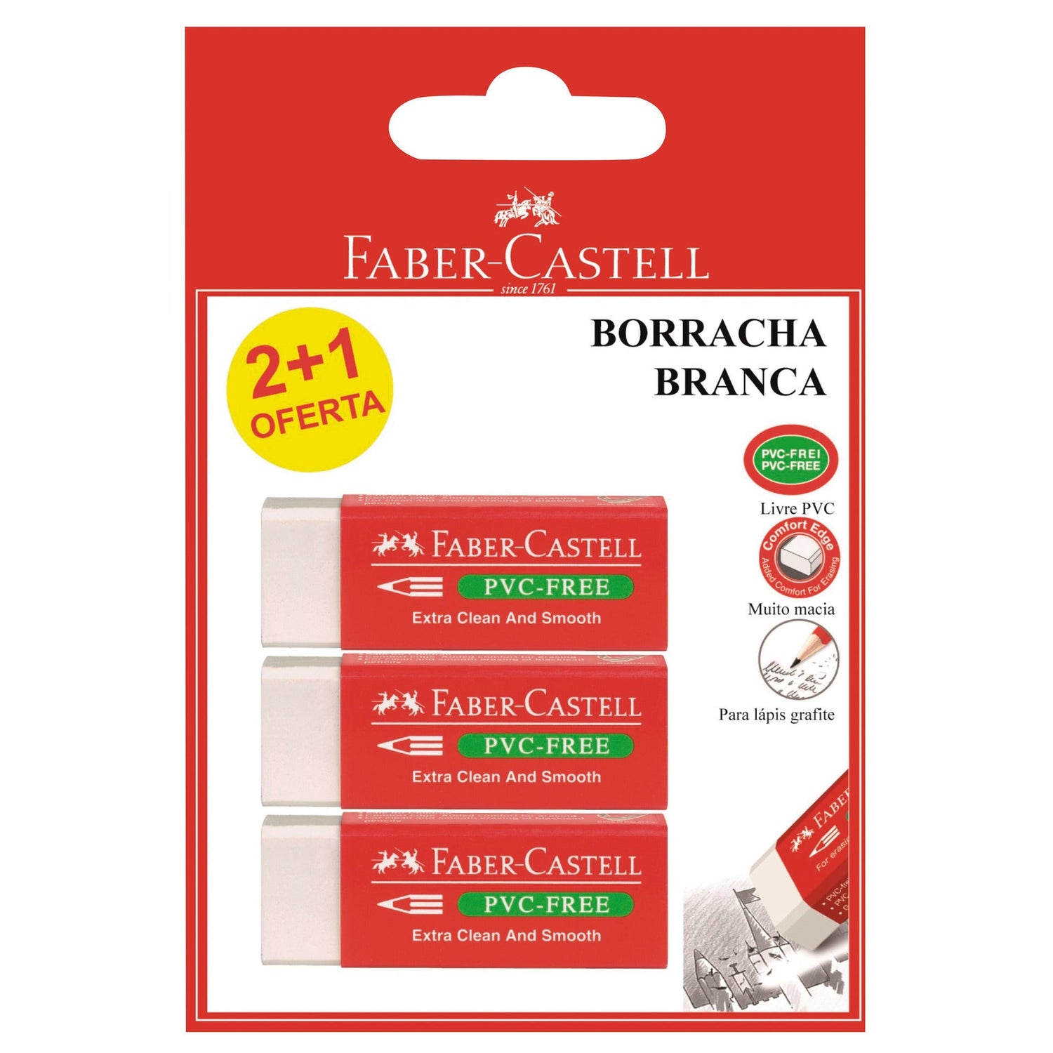Borracha Branca Faber-Castell