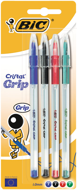 Esferográfica Bic Cristal Gramasip 4Un Sort