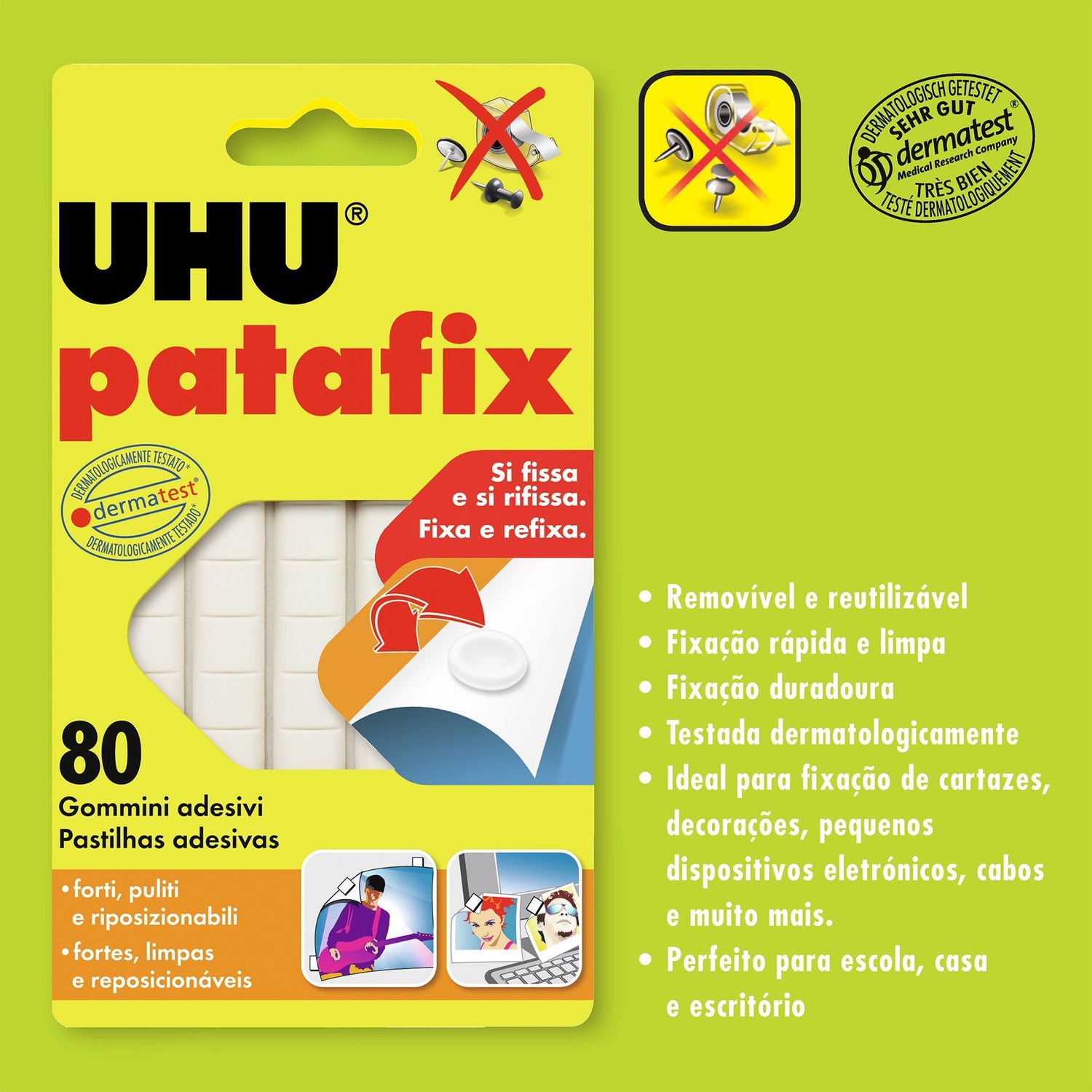 Massa Adesiva Patafix UHU
