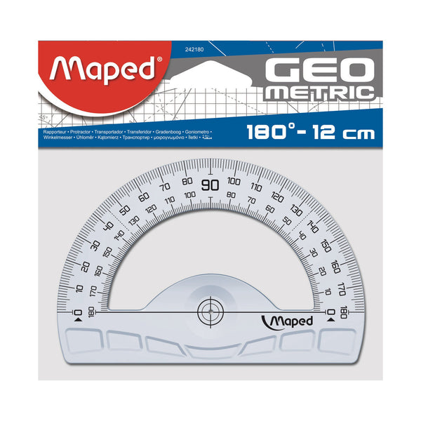 Transferidor Graphic 180º 12cm Maped