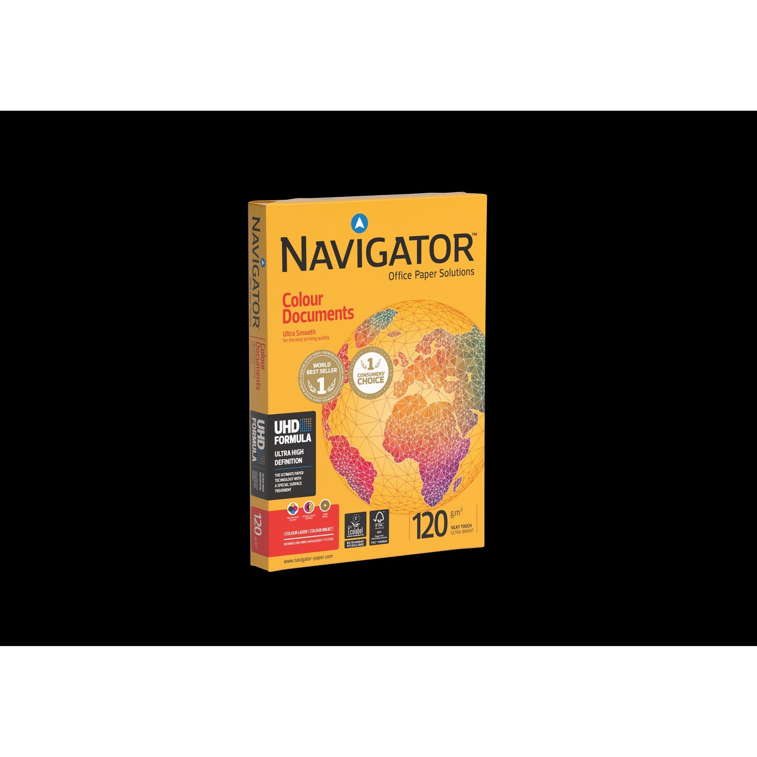 Resma de Papel de Impressão A4 250 Folhas 120g/m2 Navigator