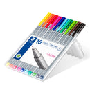 Marcador Triplus Fineliner 10 unidades Staedtler