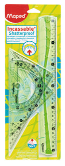 Régua, Esquadro e Transferidor Flexível Maped (artigo sortido)