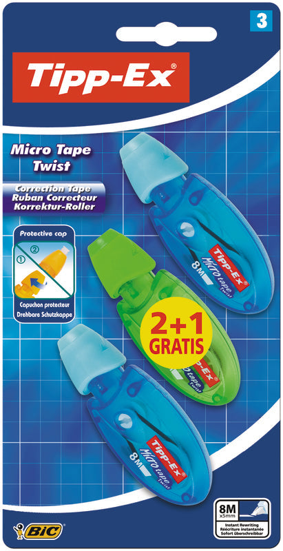 Fita Corretora Micro Tape 6mm x 8m