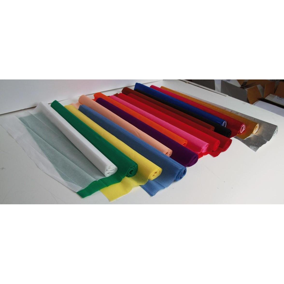 Papel Crepe Laranja 50x25cm Liderpapel