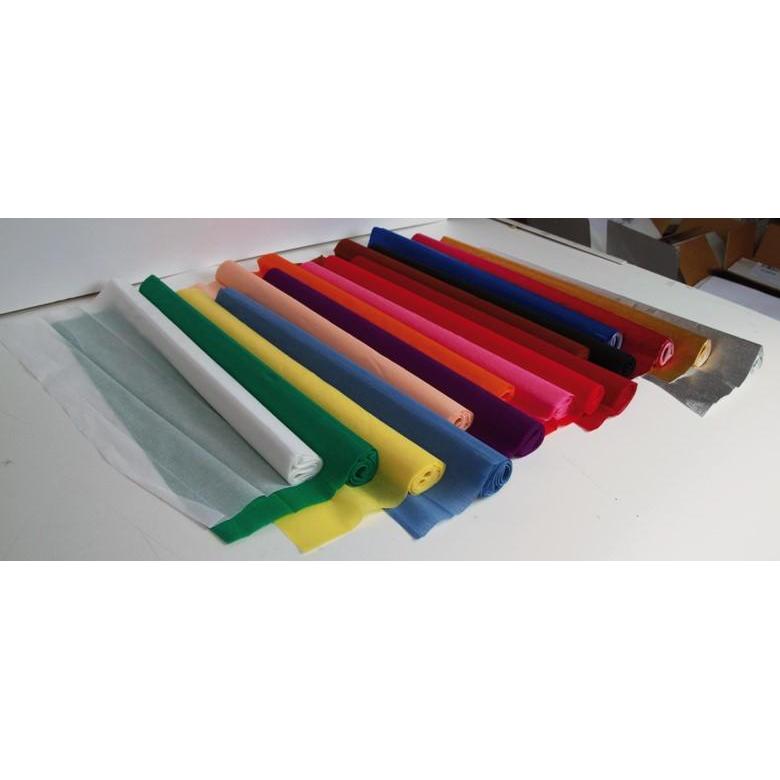 Papel Crepe Azul Escuro 50x25cm Liderpapel