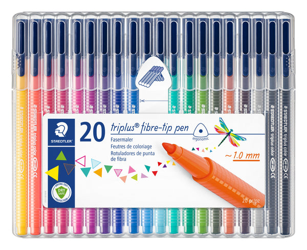 Marcadores de Colorir Triplus 20 unidades Staedtler