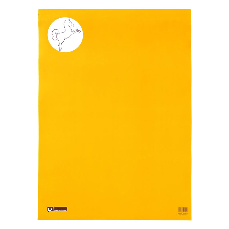 Caderno Desenho Cavalinho A2 24 Folhas 125G