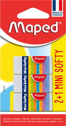 Borracha Mini Softy 3 unidades Maped