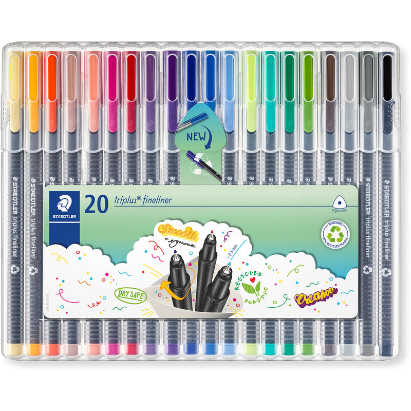 Marcador Escrita Truplus Fineliner 20 Unidades