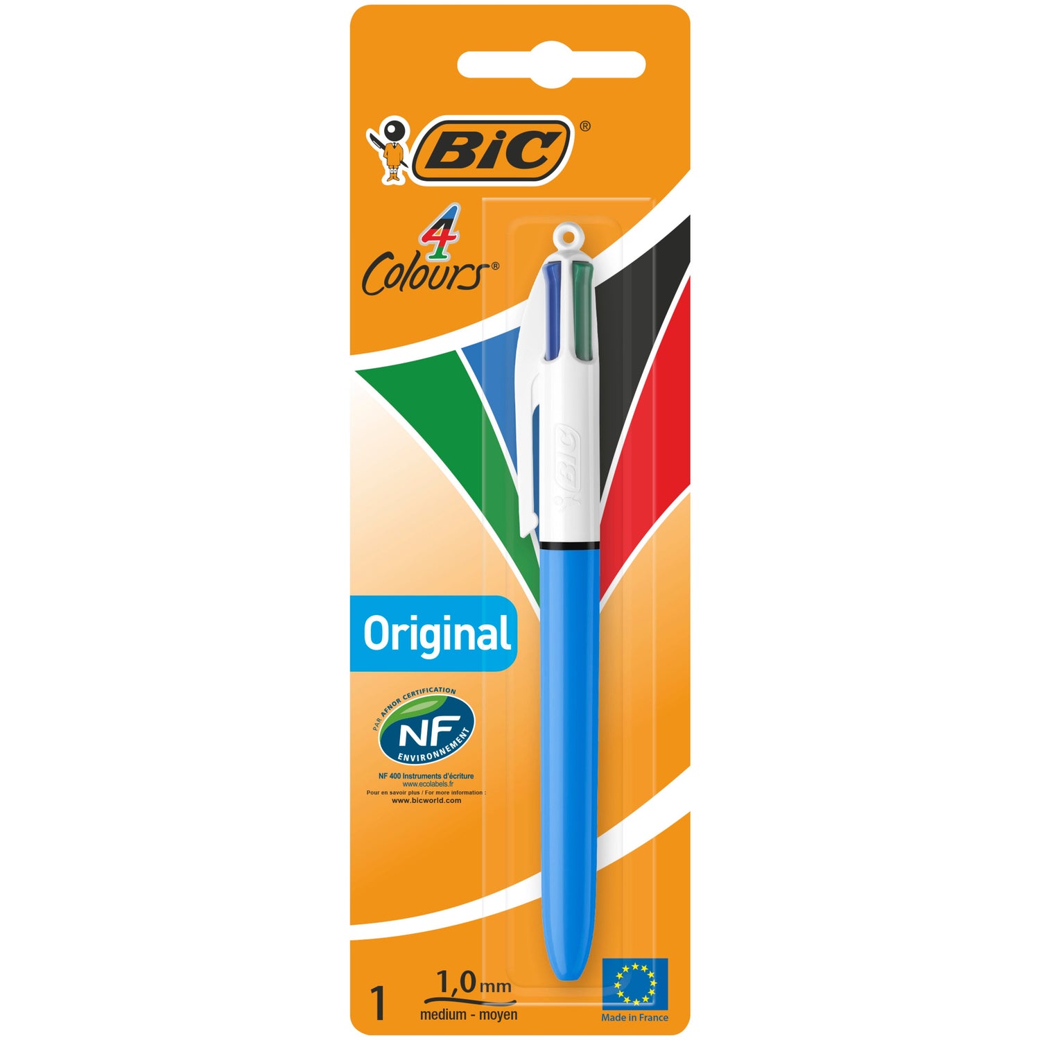 Esferográfica Média com 4 Cores Bic