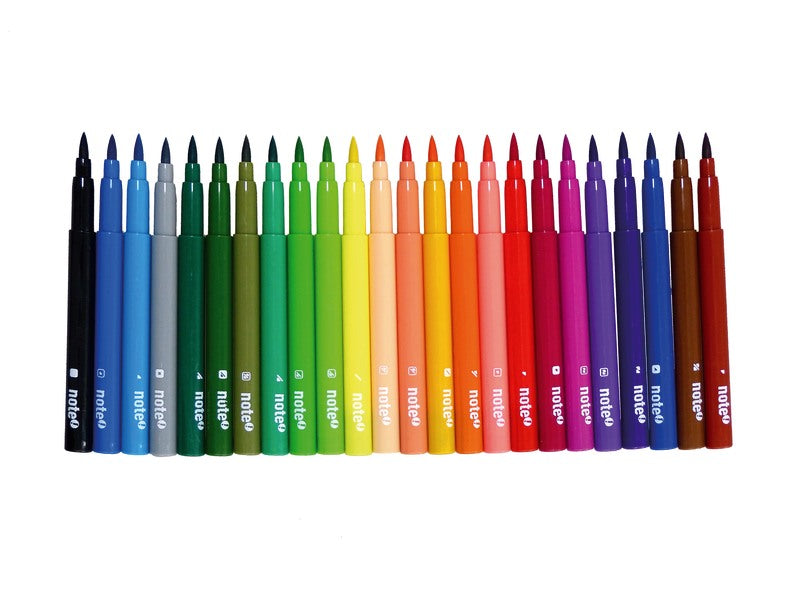 Marcadores de Colorir Laváveis 24 unidades Note!