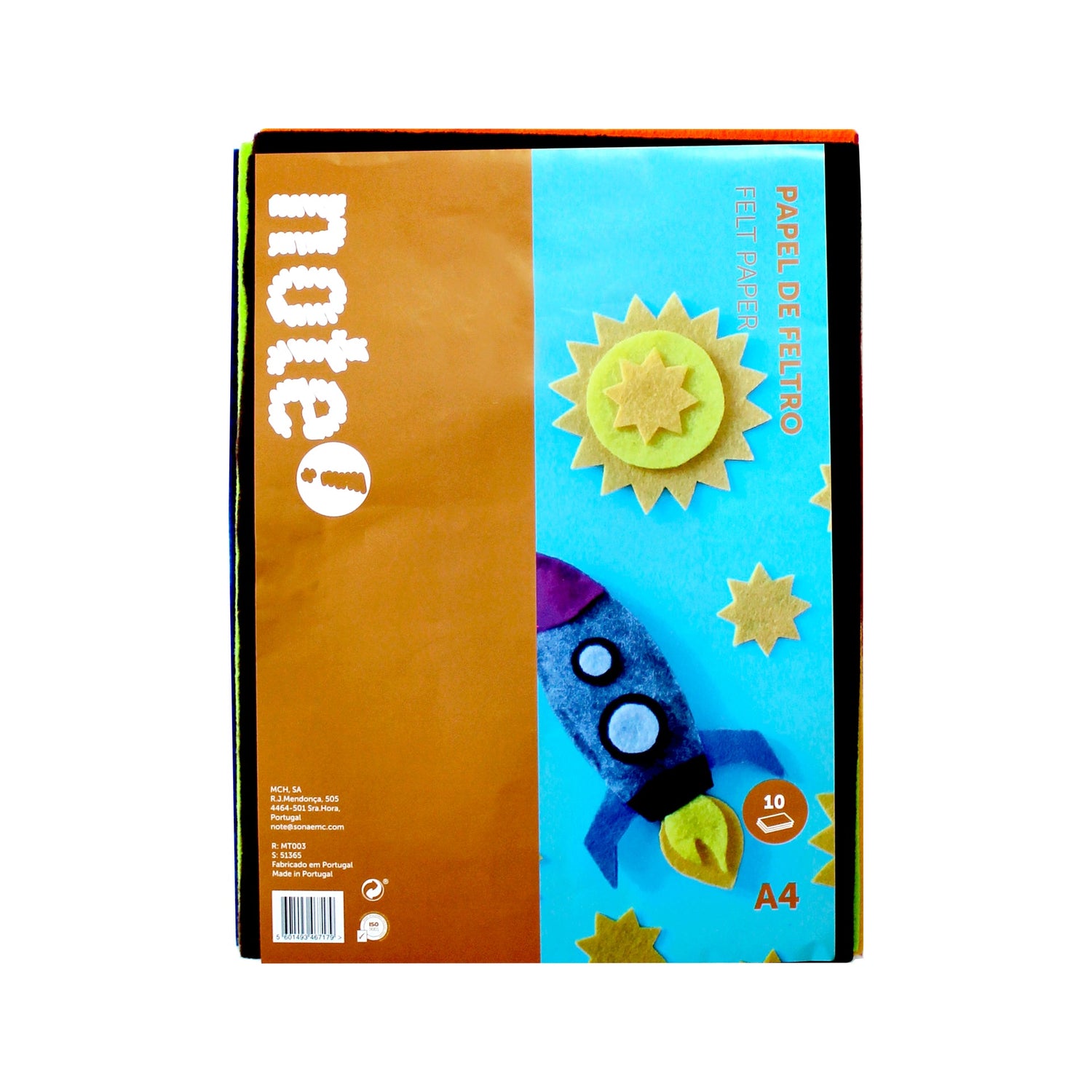 Papel Feltro A4 Note!