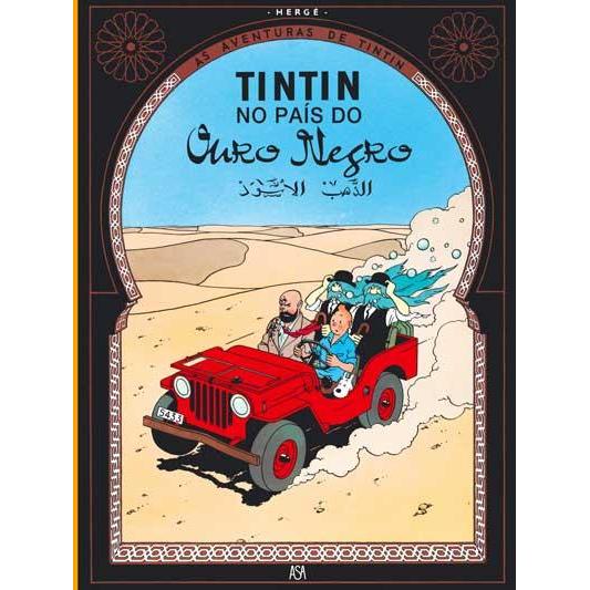 Tintin no País do Ouro Negro de Hergé