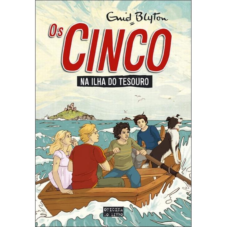 Os Cinco na Ilha do Tesouro de Enid Blyton - Volume 1