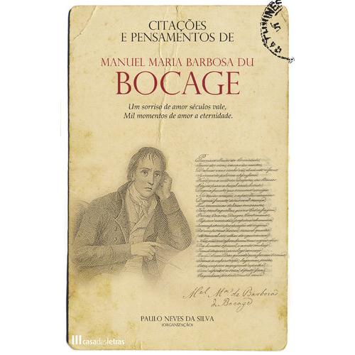 Citações e Pensamentos de Manuel Maria Barbosa du Bocage de Paulo Neves da Silva