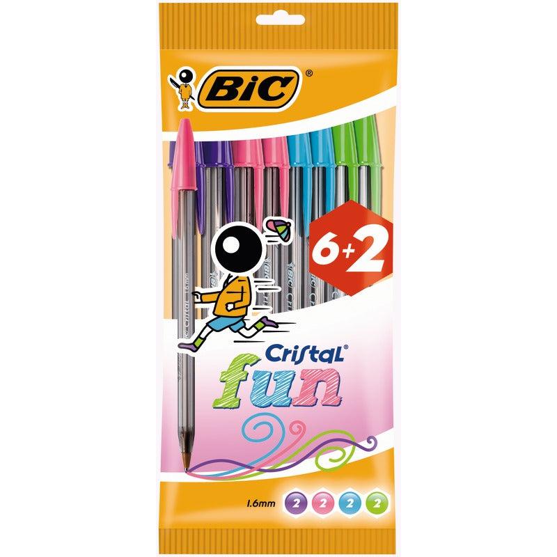 Esferográfica Cristal Fun Cores Pastel Bic