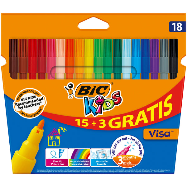 Marcadores de Colorir Kids Visa