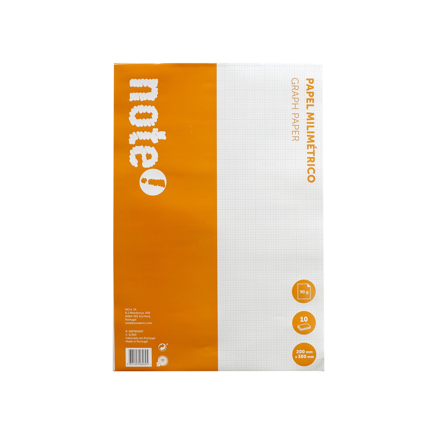 Bloco de Papel Milimétrico A4