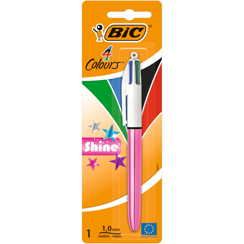 Esferográfica Com 4 Cores Shine Bic