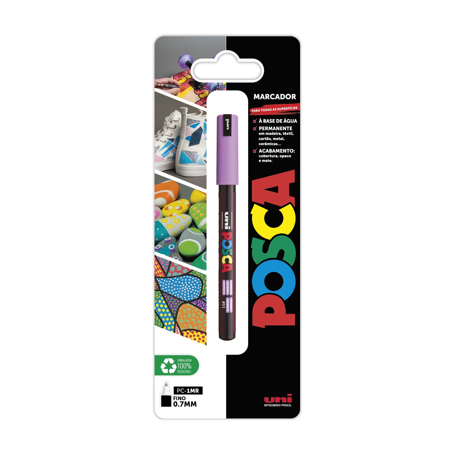 Marcador Escrita Fina Posca Pc-1 M Sortido