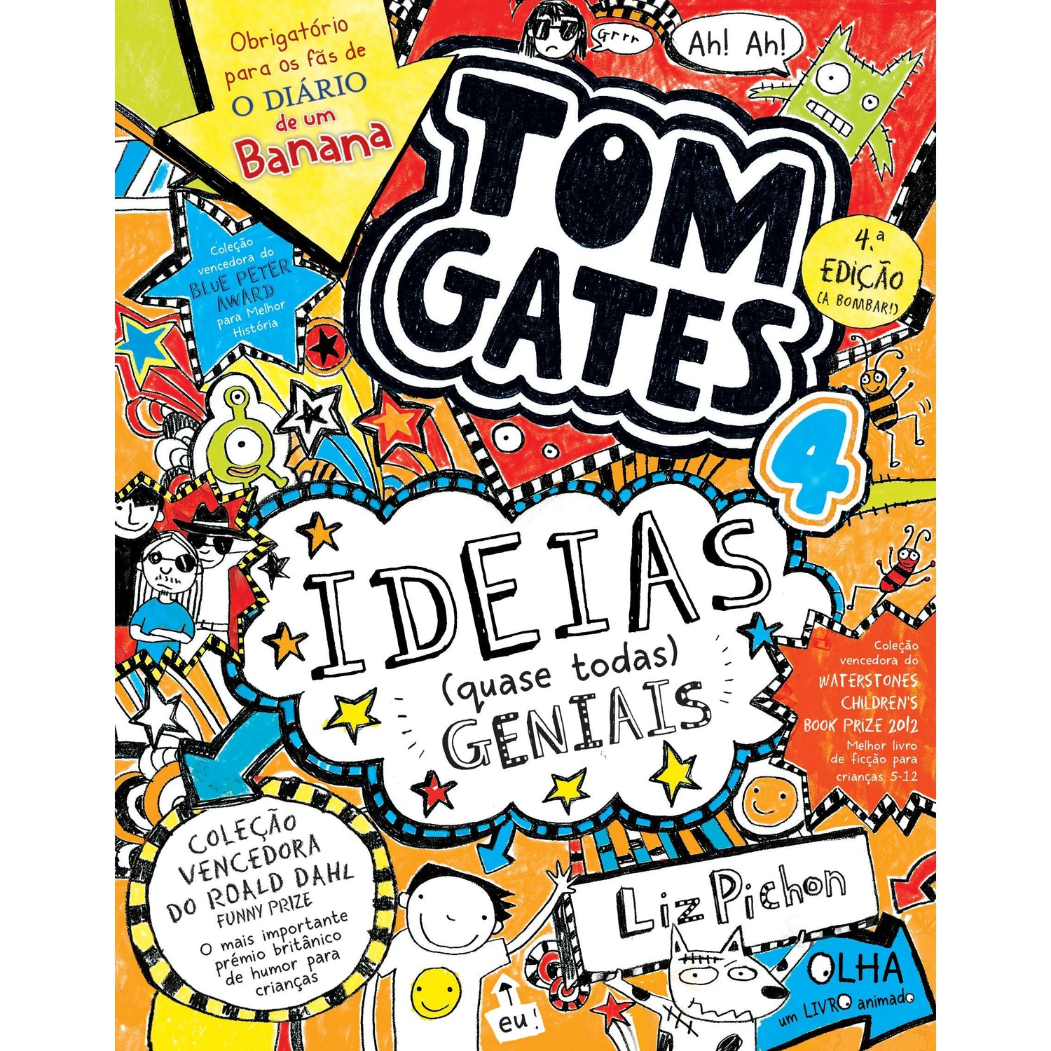 Tom Gates 4 - Ideias Quase Todas Geniais de Liz Pichon