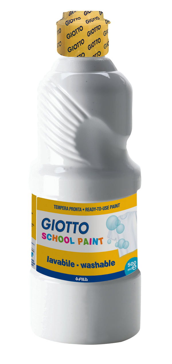 Guache Lavável Branco 500ml Giotto