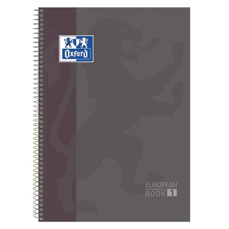 Caderno Espiral A4 Pautado Preto