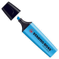 Marcador Fluorescente Boss Azul