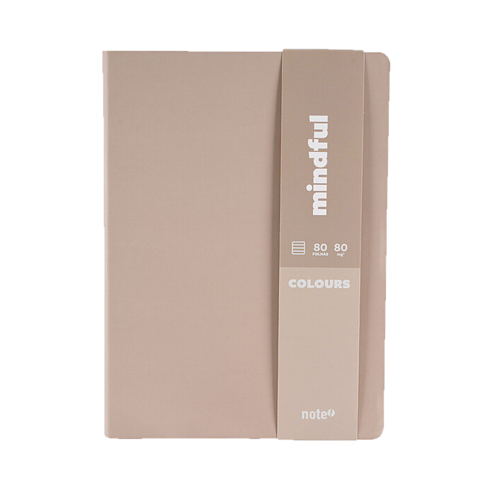 Caderno B5 Pautado Colours Mindful Note!