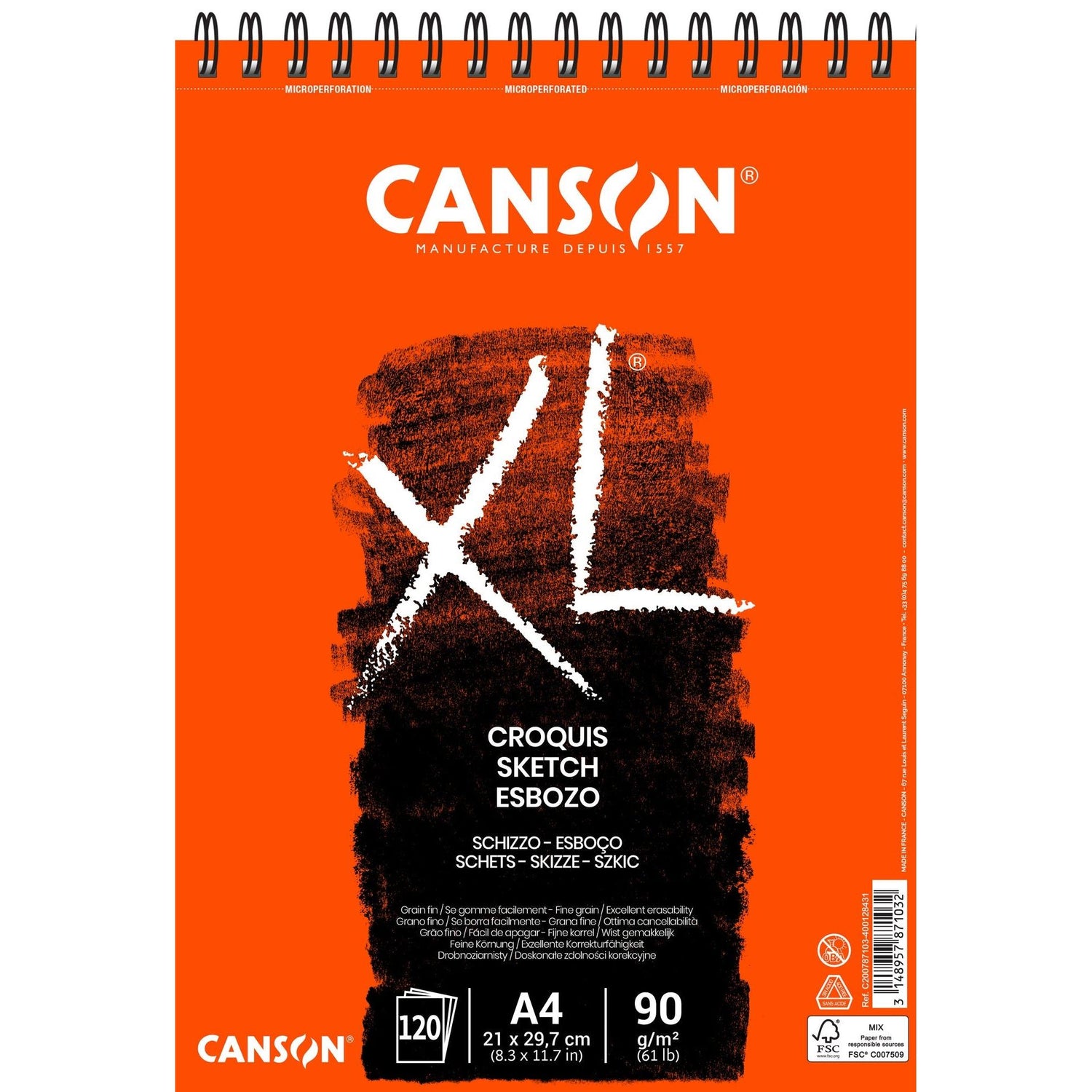 Bloco de Desenho Croquis A5 Canson