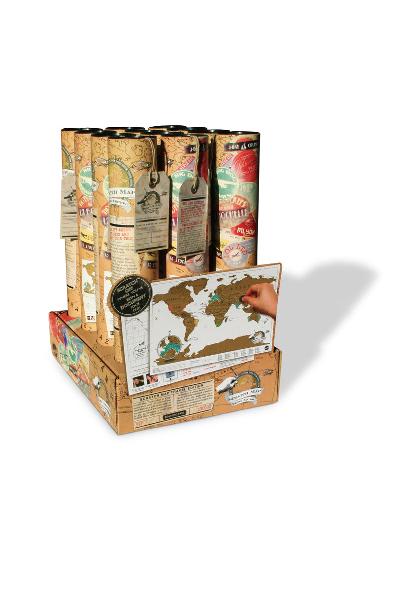 Mapa Mundo Pequeno - Branco