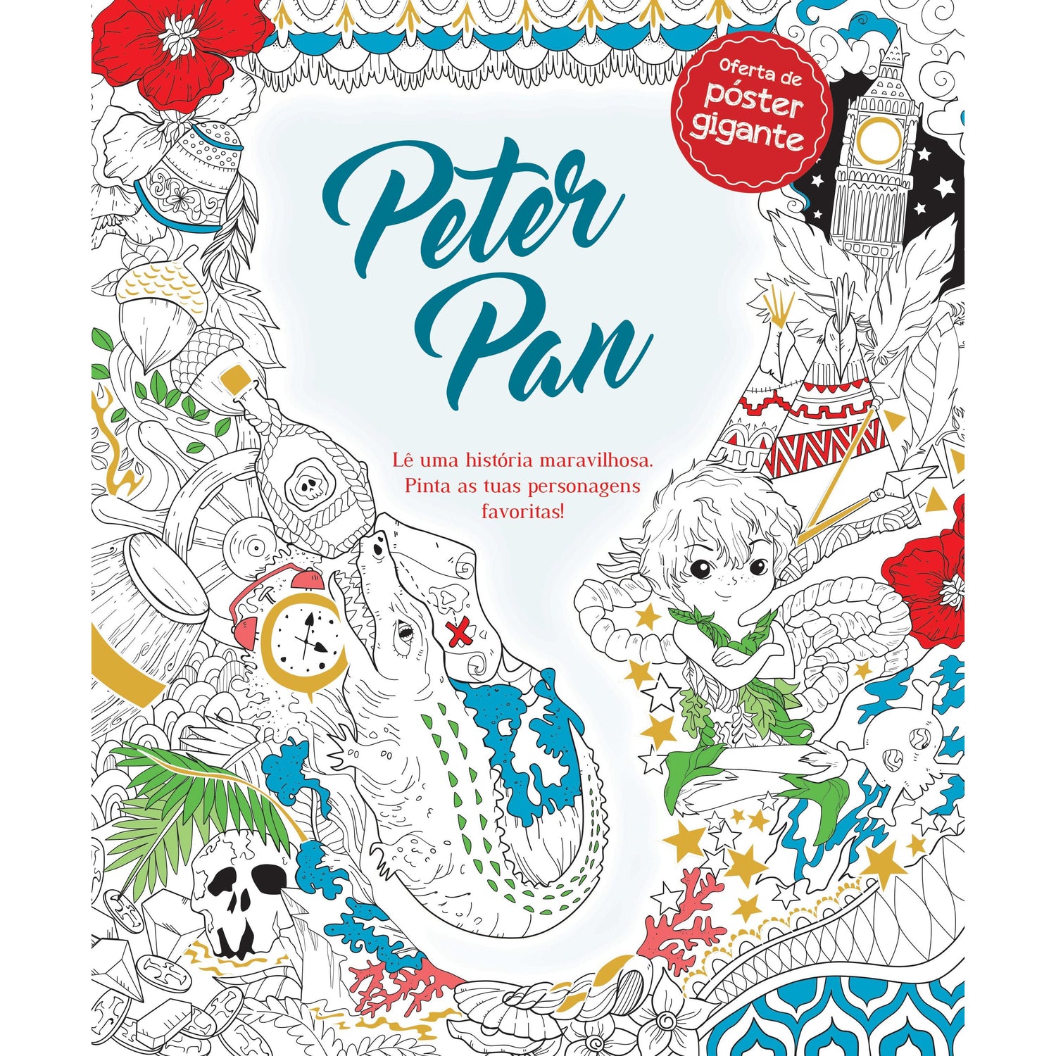 Peter Pan - Ler e Colorir
