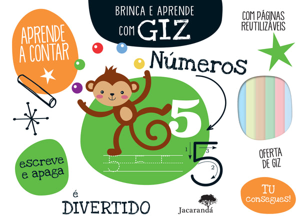 Brinca e Aprende com Giz - Números